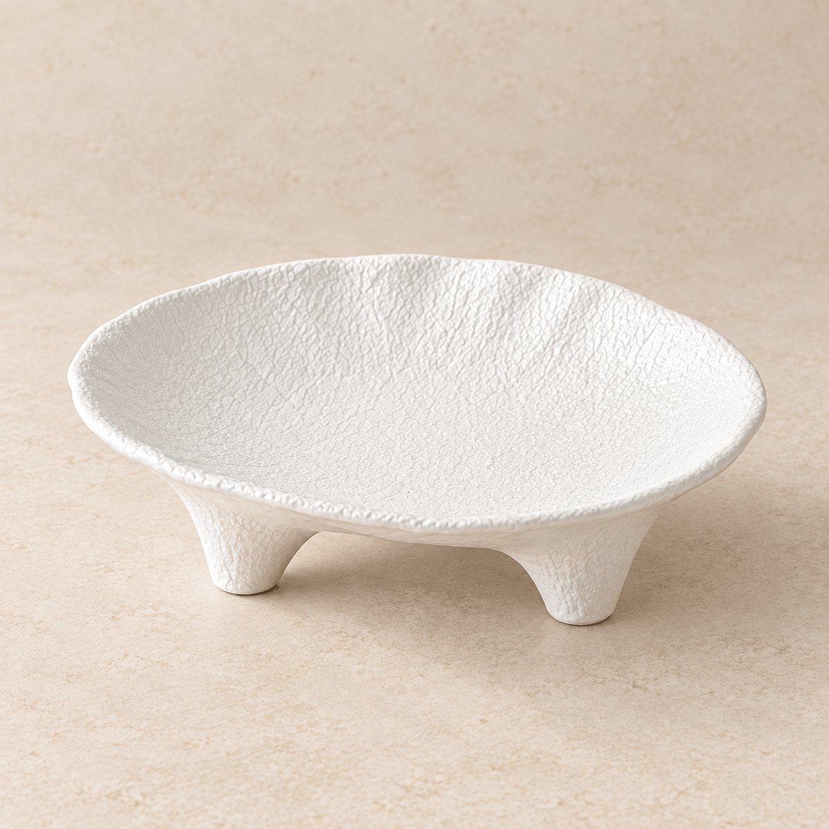 Tria - Three-Legged Ceramic Jewelry Tray - Urban Alcove