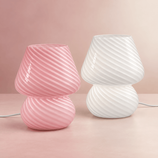 Eira – Swirled Glass Table Lamp - Image