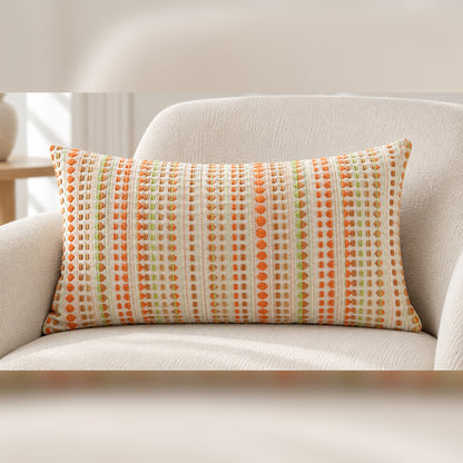 Tessara - Textured Chenille Stripe Pillow Cover