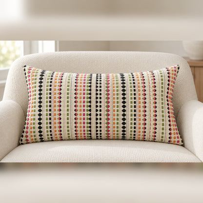 Tessara - Textured Chenille Stripe Pillow Cover