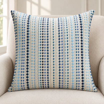 Tessara - Textured Chenille Stripe Pillow Cover