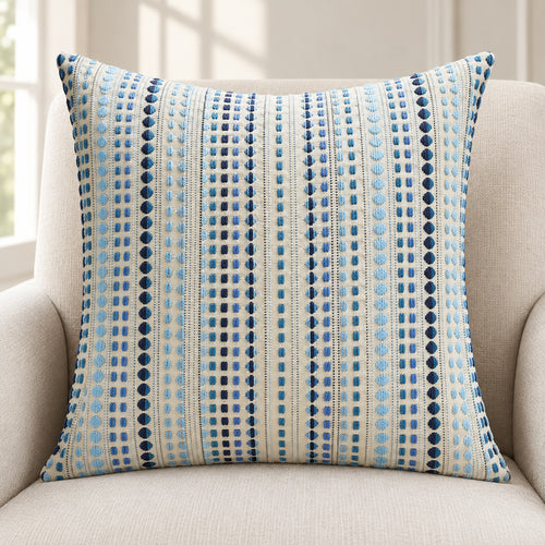 Tessara - Textured Chenille Stripe Pillow Cover