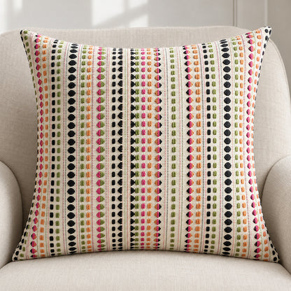 Tessara - Textured Chenille Stripe Pillow Cover