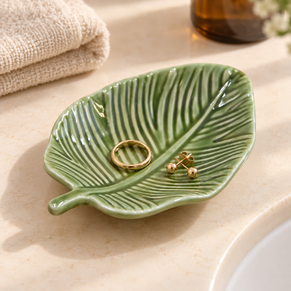 Laurel - Ceramic Leaf Trinket Dish