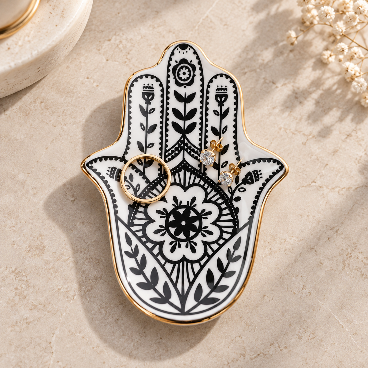 Noura – Hamsa Hand Trinket Dish