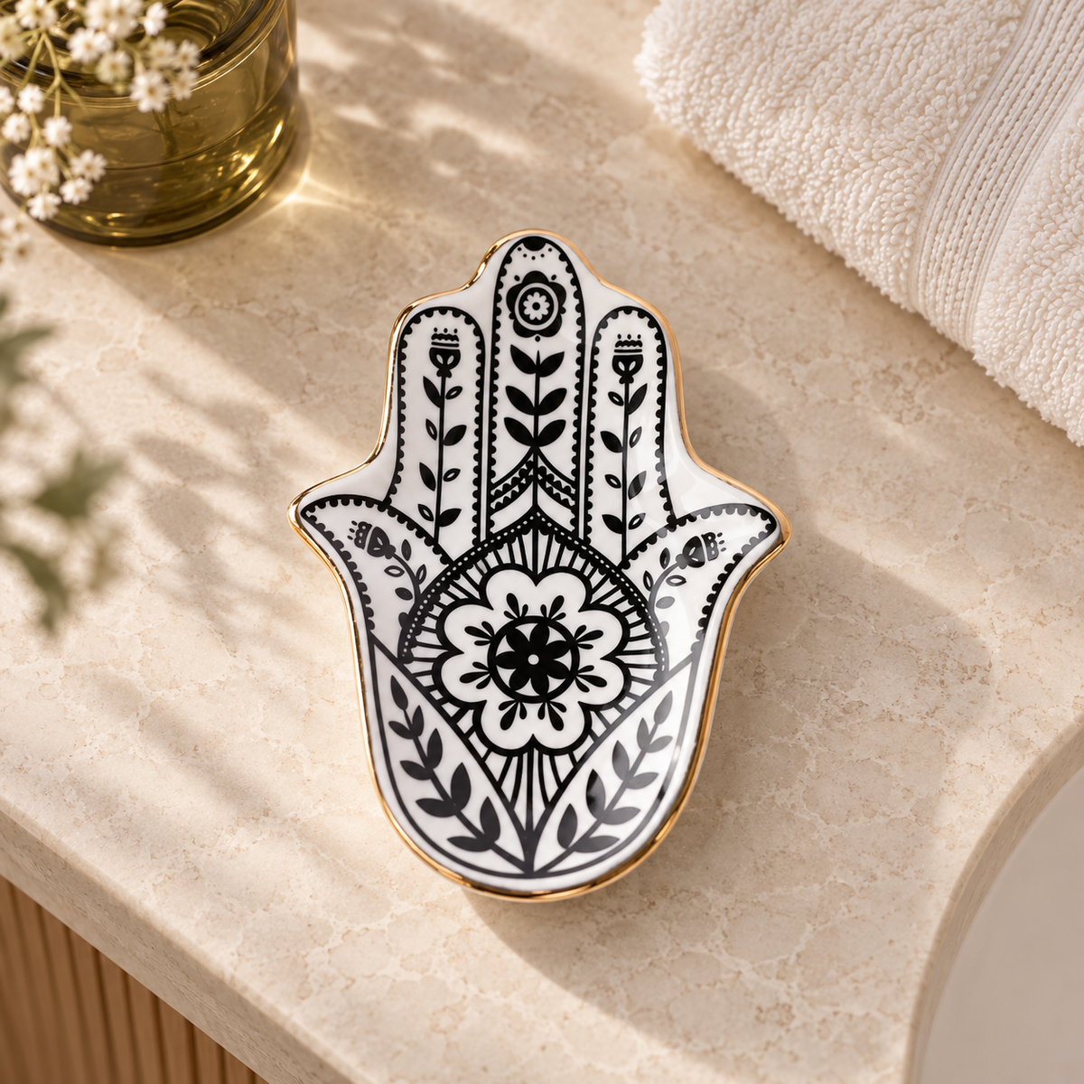 Noura – Hamsa Hand Trinket Dish