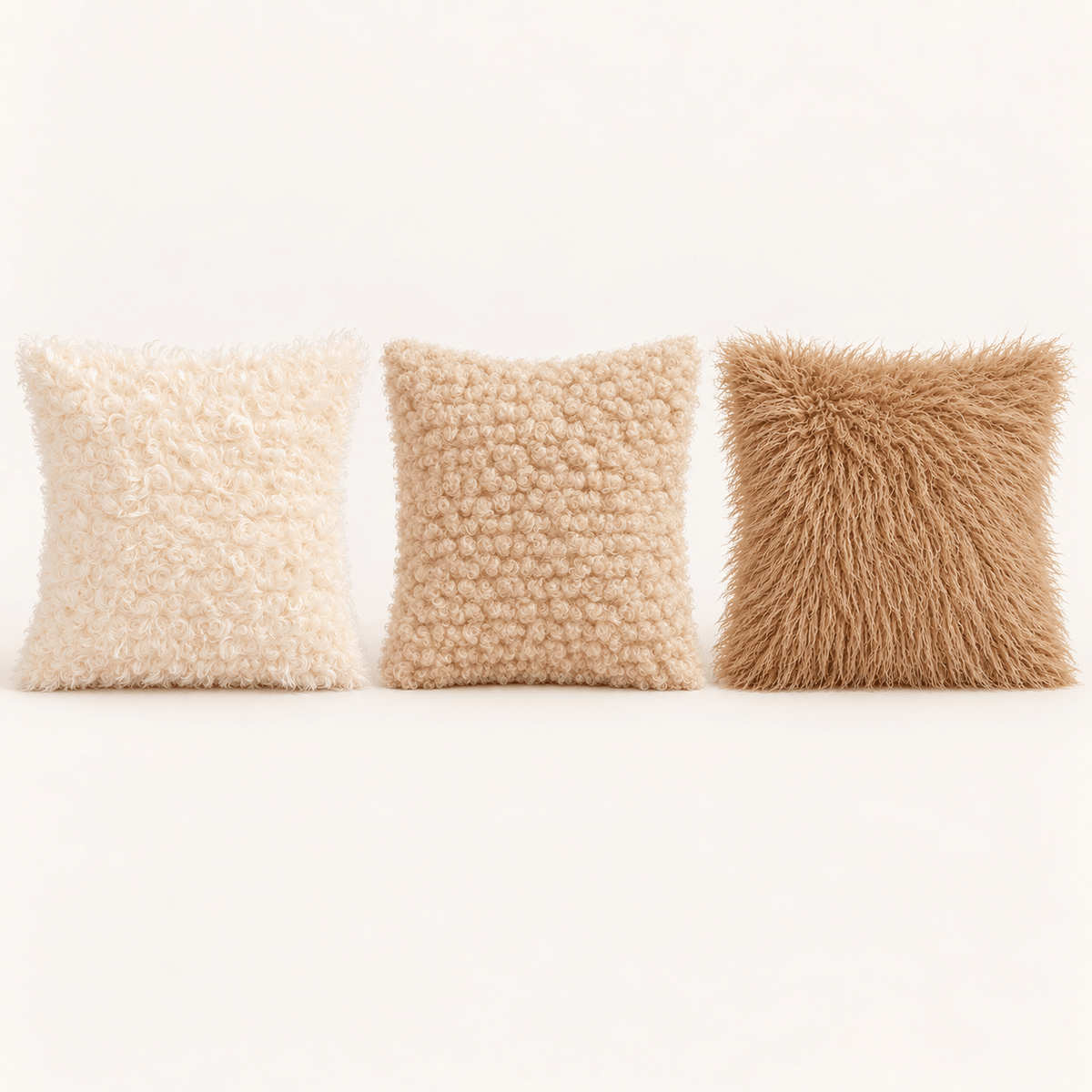 Nomad Shag – Faux Fur Pillow Cover - Urban Alcove