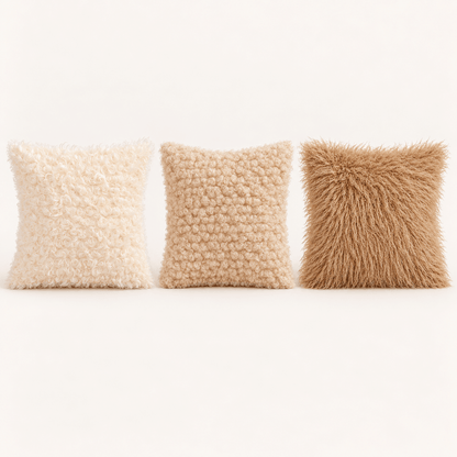 Nomad Shag – Faux Fur Pillow Cover - Urban Alcove