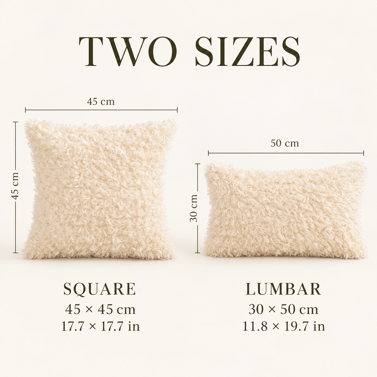 Nomad Shag – Faux Fur Pillow Cover - Urban Alcove