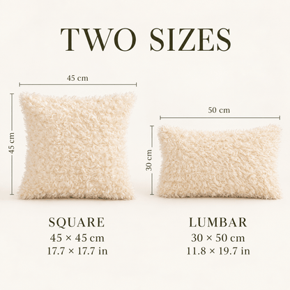 Nomad Shag – Faux Fur Pillow Cover - Urban Alcove