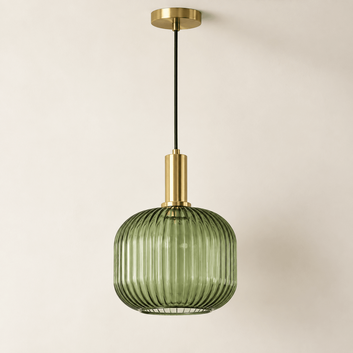 Vetra – Ribbed Glass Pendant Light - Urban Alcove