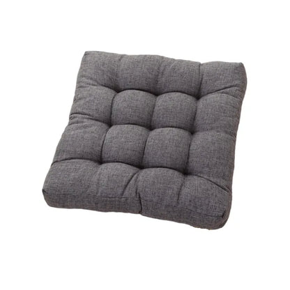 Linen Tufted Seat Cushion Square Large Floor Cushions Futon Meditation Yoga Thickened Floor Seating Pillow Tatami Kids Seat Pads