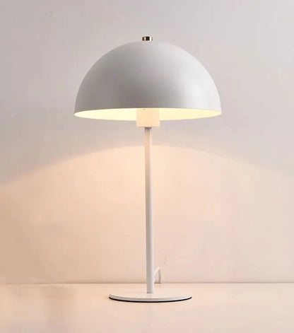 Modern Mushroom Table Lamp - Creative Iron Art Desk Lamp, Minimalist Decorative Bedside Light for Bedroom, Living Room, Study, or Home Office 