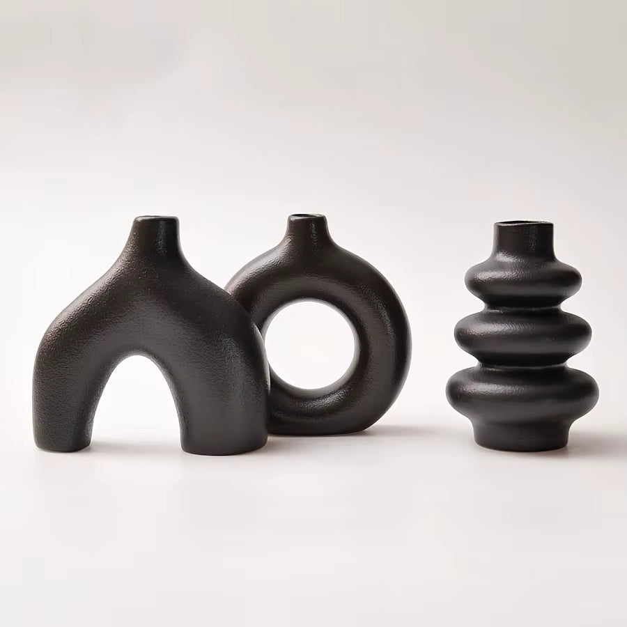 Bohemian Ceramic Vase Set, Decorative Vase Ornaments, Wedding Living Room, Bedroom, Coffee Shop, Dining Table Decoration Gifts