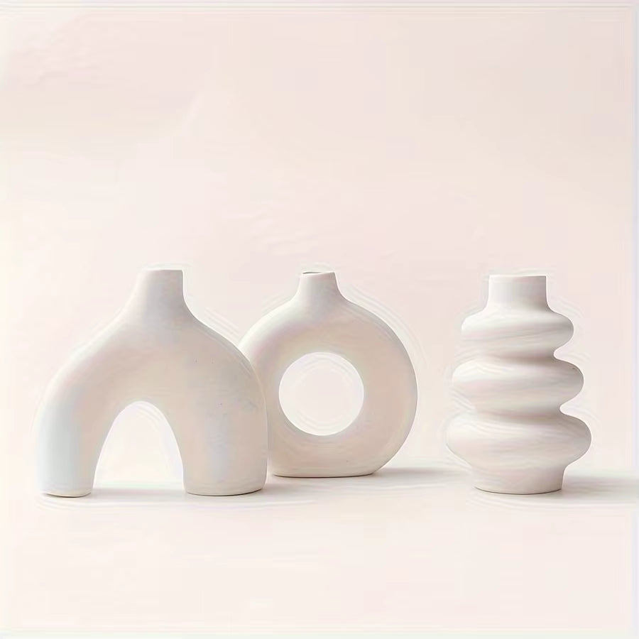 Bohemian Ceramic Vase Set, Decorative Vase Ornaments, Wedding Living Room, Bedroom, Coffee Shop, Dining Table Decoration Gifts