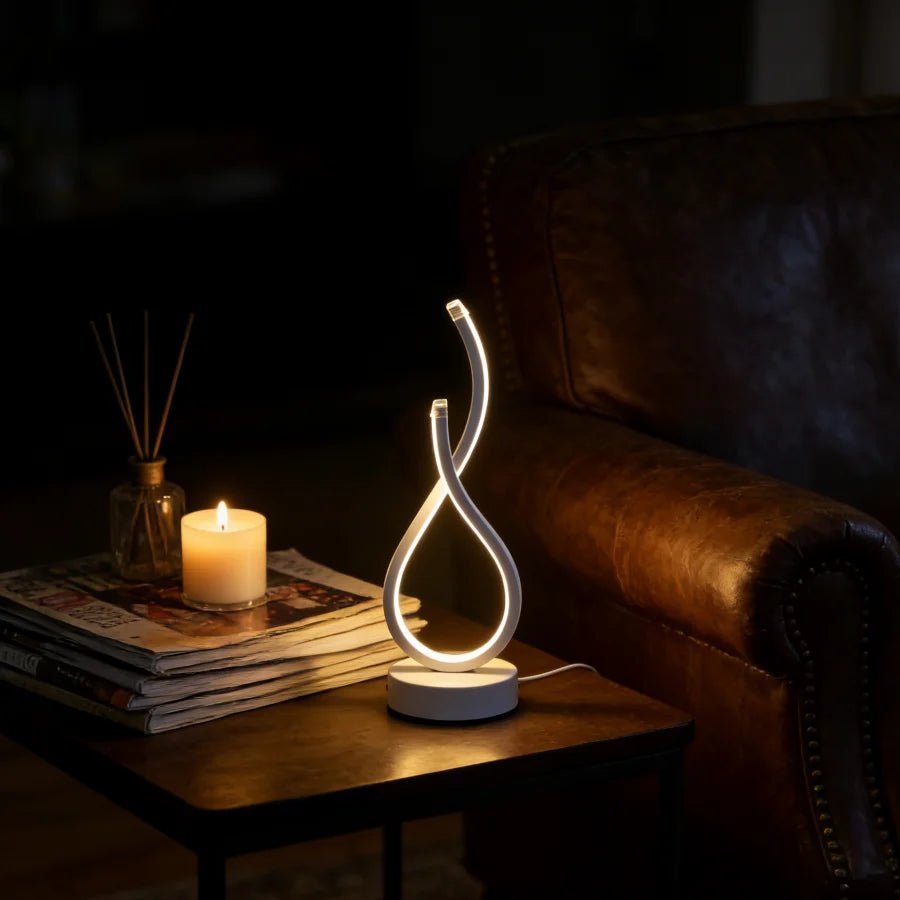 Luma Arc - Modern Dimmable LED Table Lamp - Urban Alcove