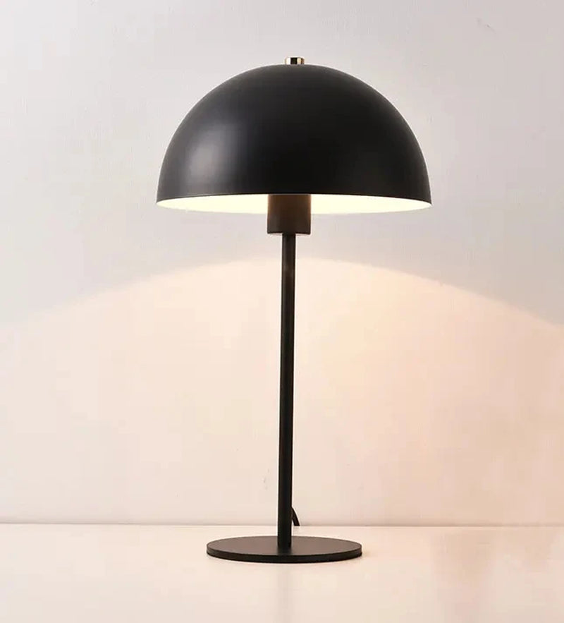 Modern Mushroom Table Lamp - Creative Iron Art Desk Lamp, Minimalist Decorative Bedside Light for Bedroom, Living Room, Study, or Home Office 