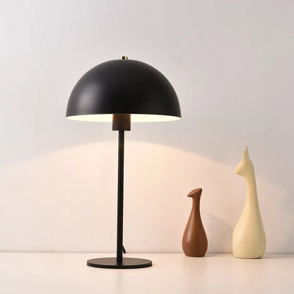 Modern Mushroom Table Lamp - Creative Iron Art Desk Lamp, Minimalist Decorative Bedside Light for Bedroom, Living Room, Study, or Home Office 