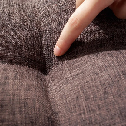 Linen Tufted Seat Cushion Square Large Floor Cushions Futon Meditation Yoga Thickened Floor Seating Pillow Tatami Kids Seat Pads